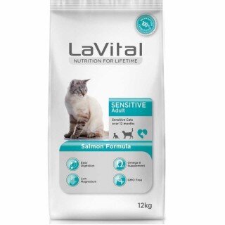 LaVital Somonlu Yetişkin 12 kg Kedi Maması kullananlar yorumlar